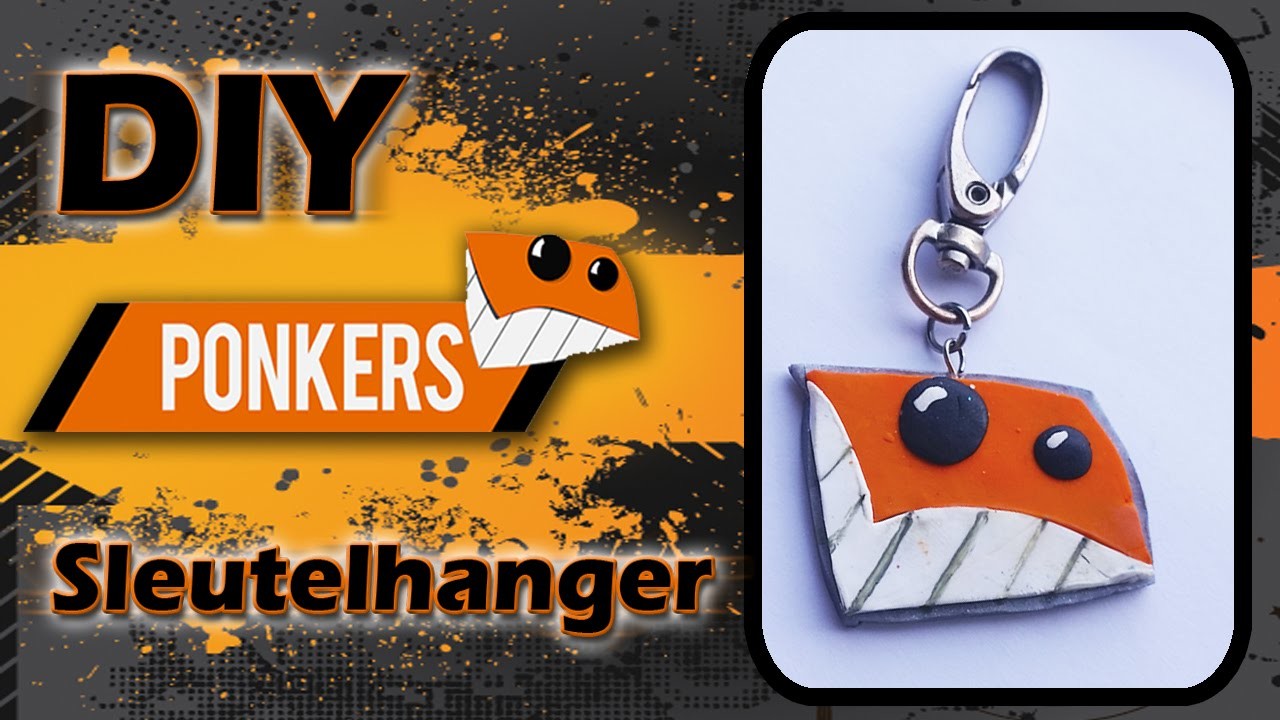 DIY PONKERS SLEUTELHANGER | Fimo Klei Tutorial | Dutch Youtubers