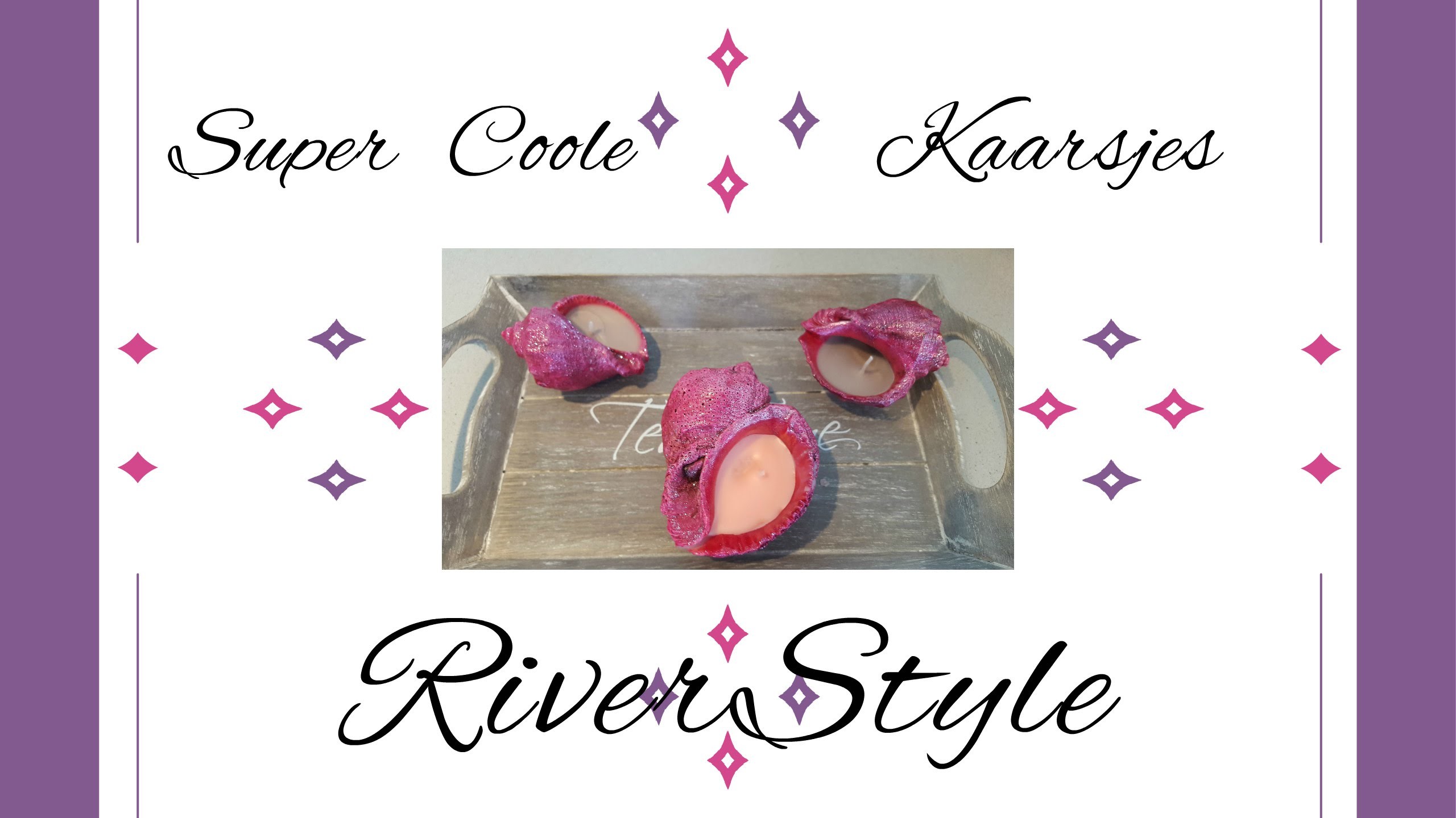 #5 Kaars Schelpen DIY - RiverStyle