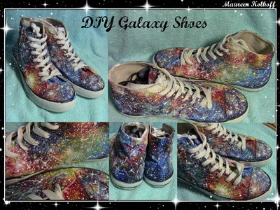 DIY Galaxy gympen Nederlandse Tutorial  #DIYGALAXYSHOES