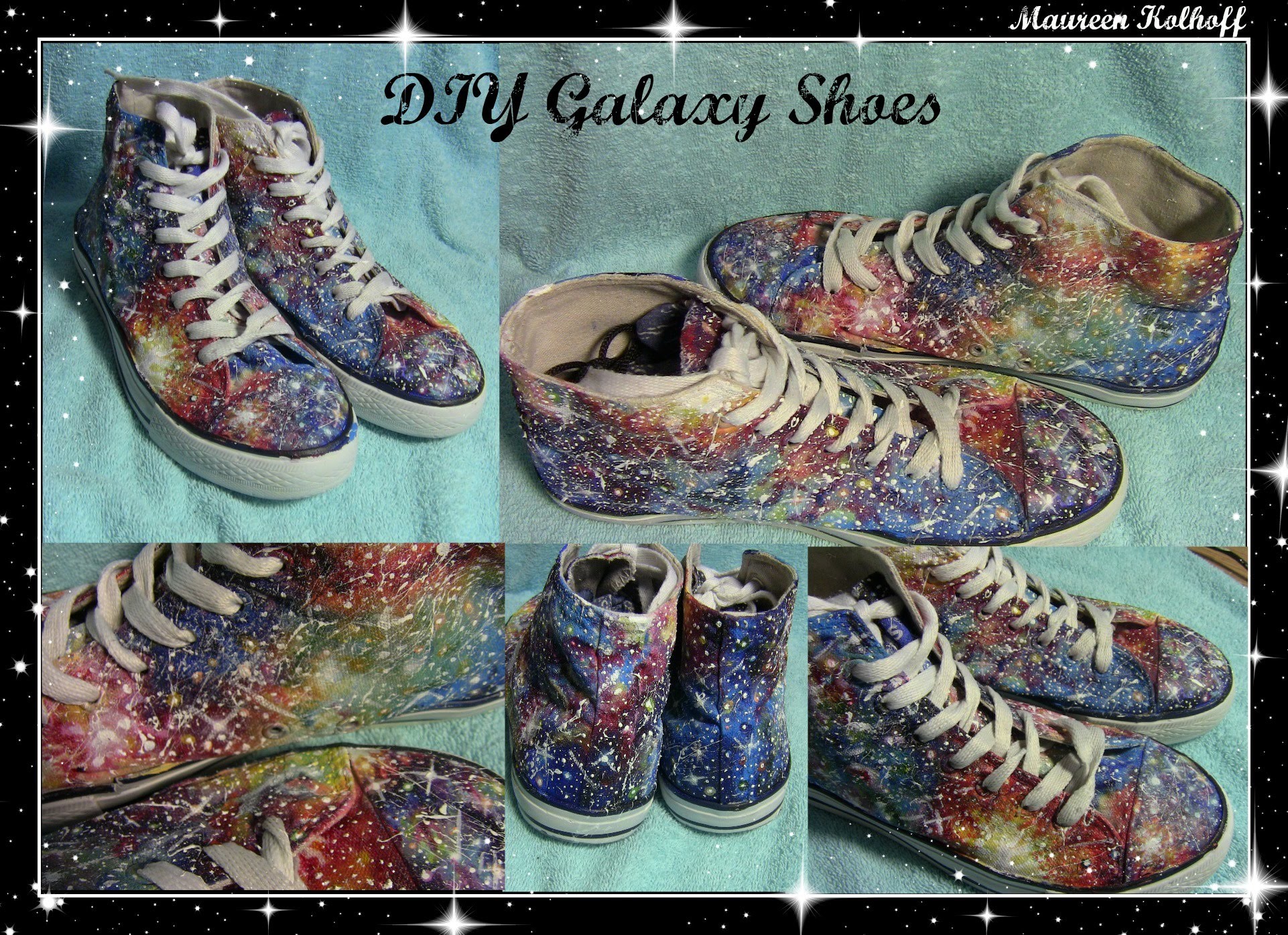 DIY Galaxy gympen Nederlandse Tutorial  #DIYGALAXYSHOES