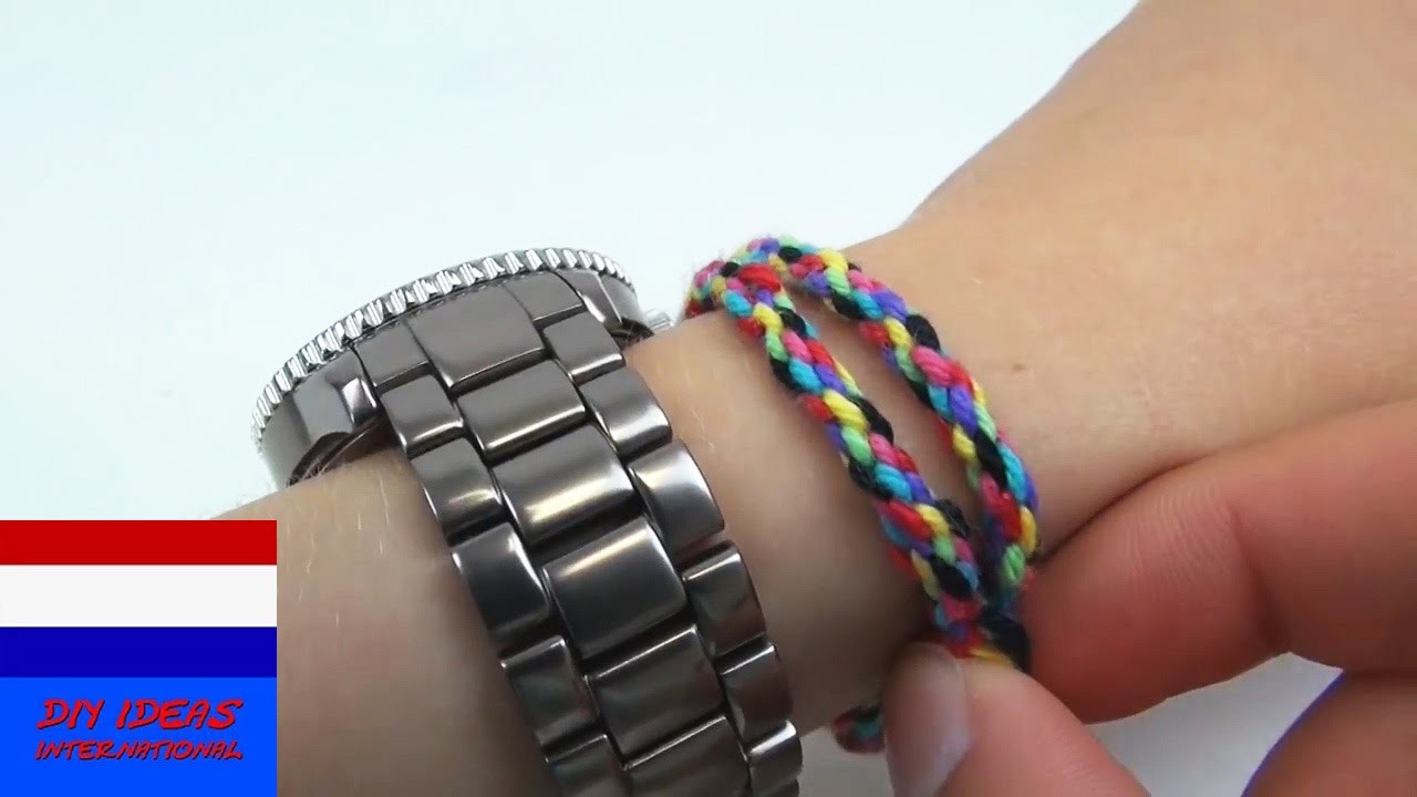 DIY: eenvoudige techniek om een bijzondere armband te maken. vriendschapsbandje