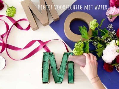 DIY bloemenletters voor moederdag | Westwing stijltips