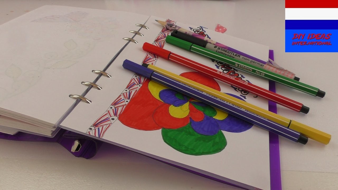 Drie NIEUWE IDEEËN tekenen & kleuren | indiaan, bloem & hartjesslinger DIY