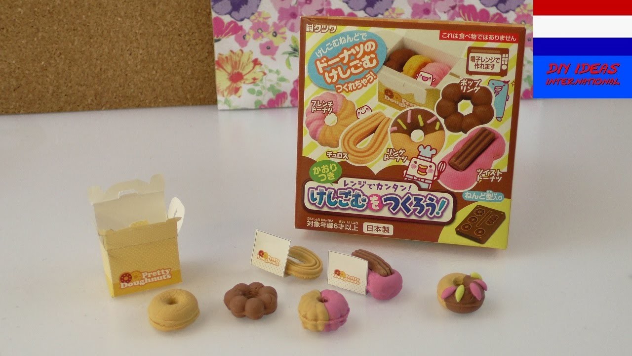 DIY gommenset donuts | zelf gummen maken in schattige donutvormen | Japans cadeau-idee