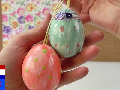 DIY paaseidecoratie | eieren uitblazen met een eierblazer DEMONSTRATIE | leuke nagellak paaseieren