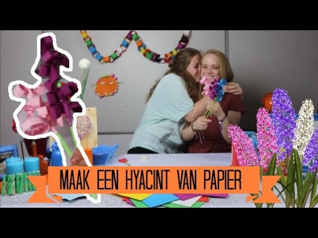 Knutsel je eigen hyacint van papier! #DIY || Knutseljuffen