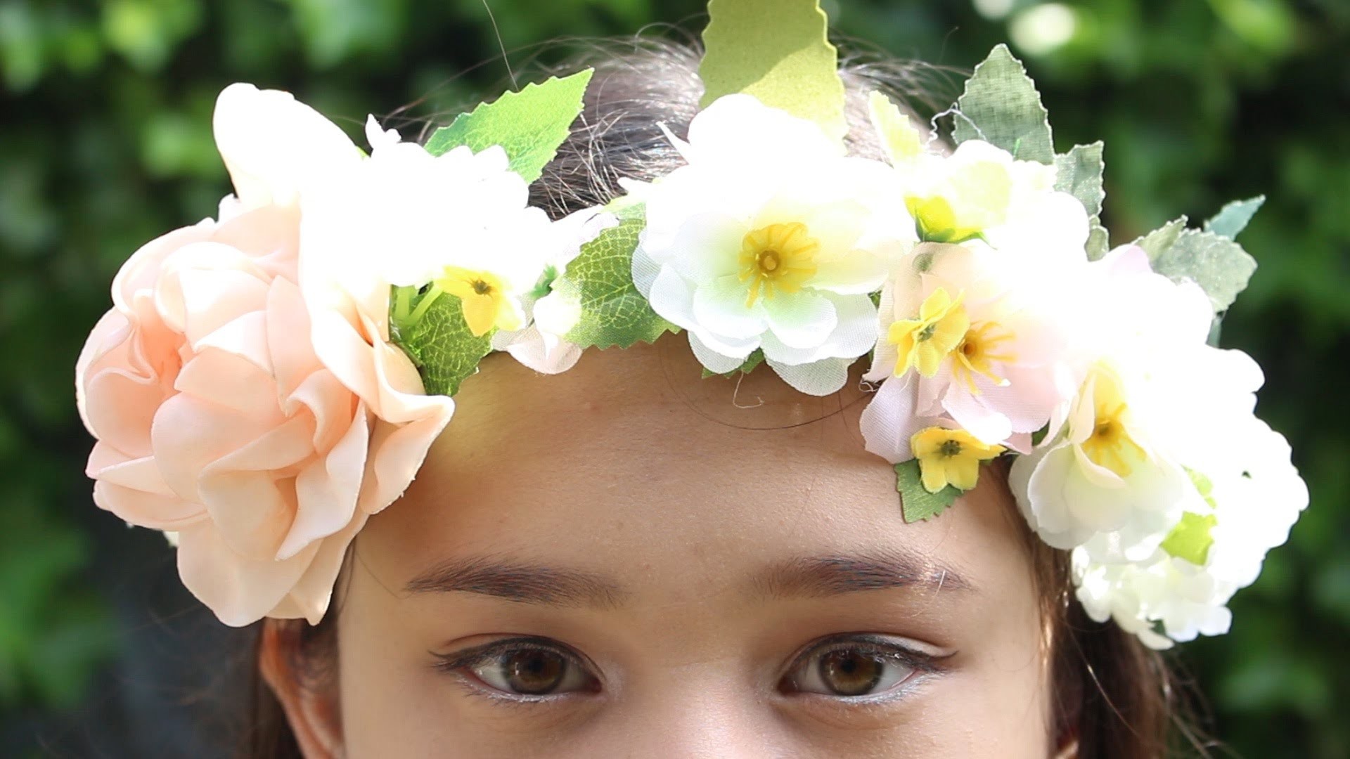 Bloemenband. Flower Crown DIY