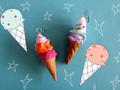 Jills Summer Sweets 12: Boetseer je eigen ijsjes-oorbellen!