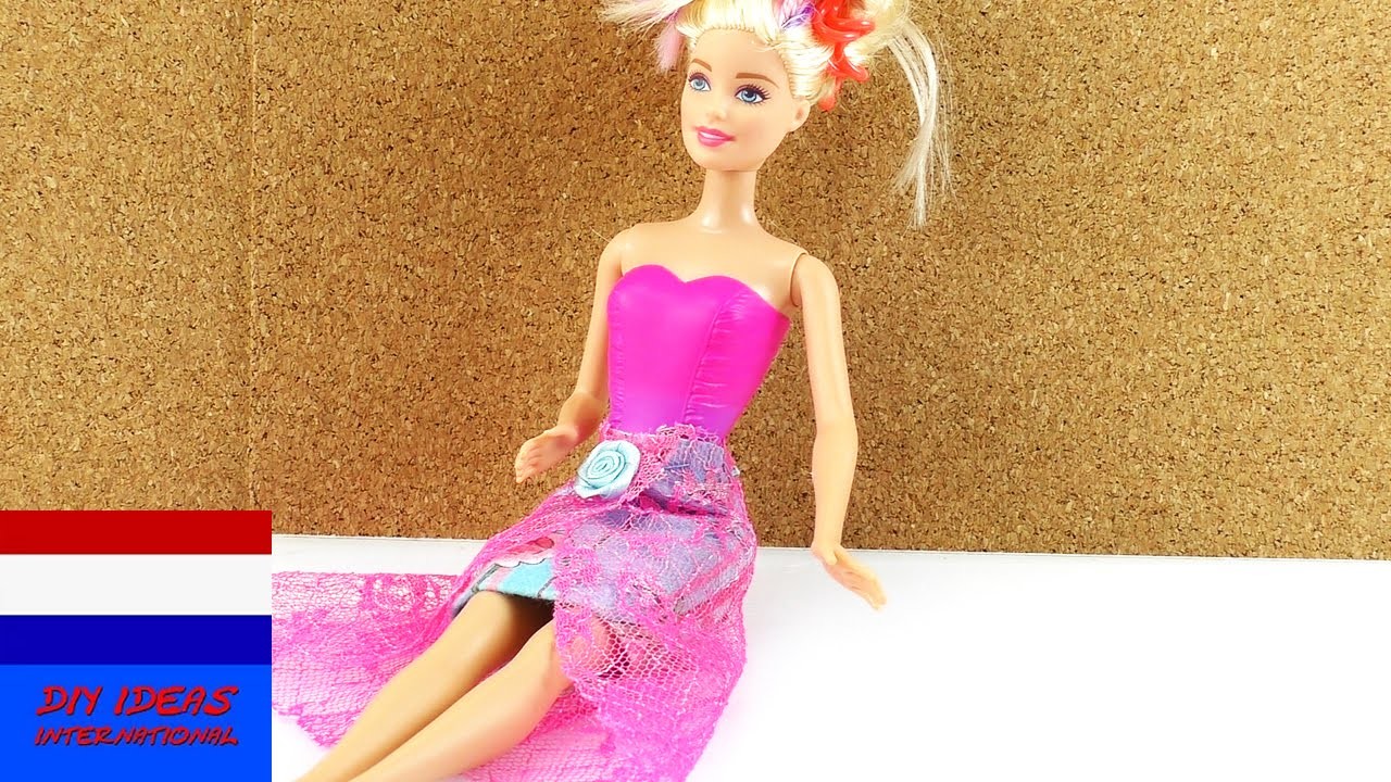 Zelf rok maken voor Barbie - DIY kleding voor poppen