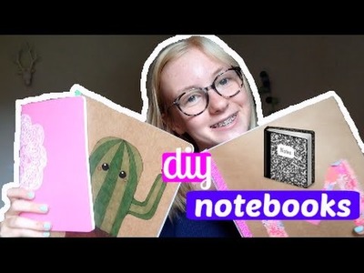 DIY NOTEBOOKS || last minute BACK 2 SCHOOL nl