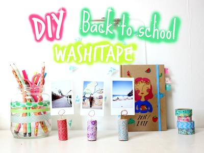 5x Back2school DIY met washitape!. Muchabless