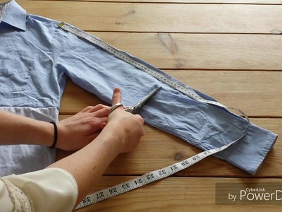 DIY Refashion Men's Shirt| Pastels And Stripes