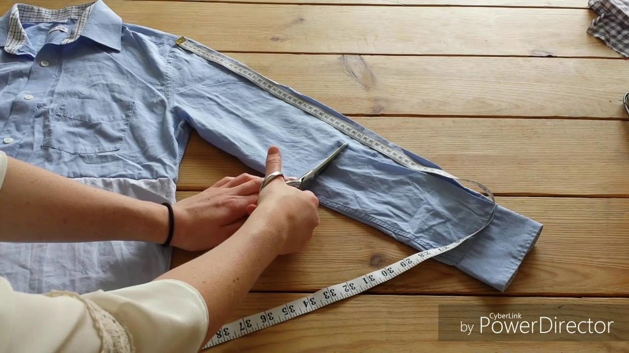 DIY Refashion Men's Shirt| Pastels And Stripes