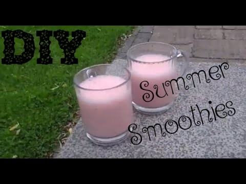 DIY summer smoothies
