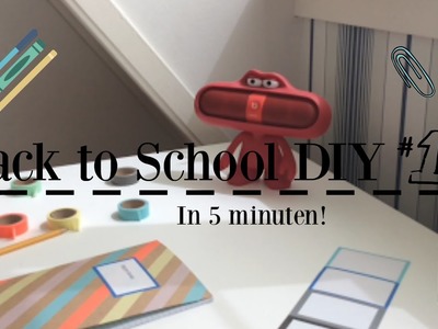 Back to school DIY #1 (in 5 minuten)