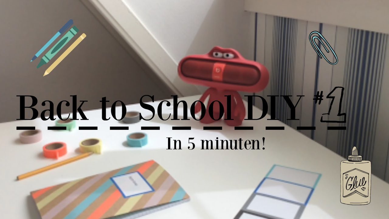 Back to school DIY #1 (in 5 minuten)