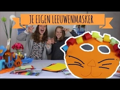 #DIY Knutsel je eigen leeuwenmasker! || Knutseljuffen