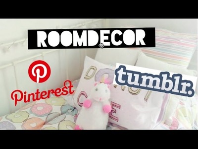 ROOMDECOR Tumblr & Pinterest inspired| 5 DiY's | Mimo