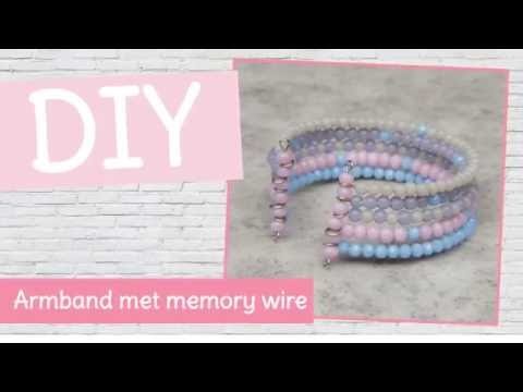 DIY sieraden maken met Kralenhoekje - armband met memory wire