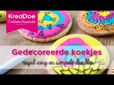 KreaDoe - DIY - Tutorial Gedecoreerde koekjes