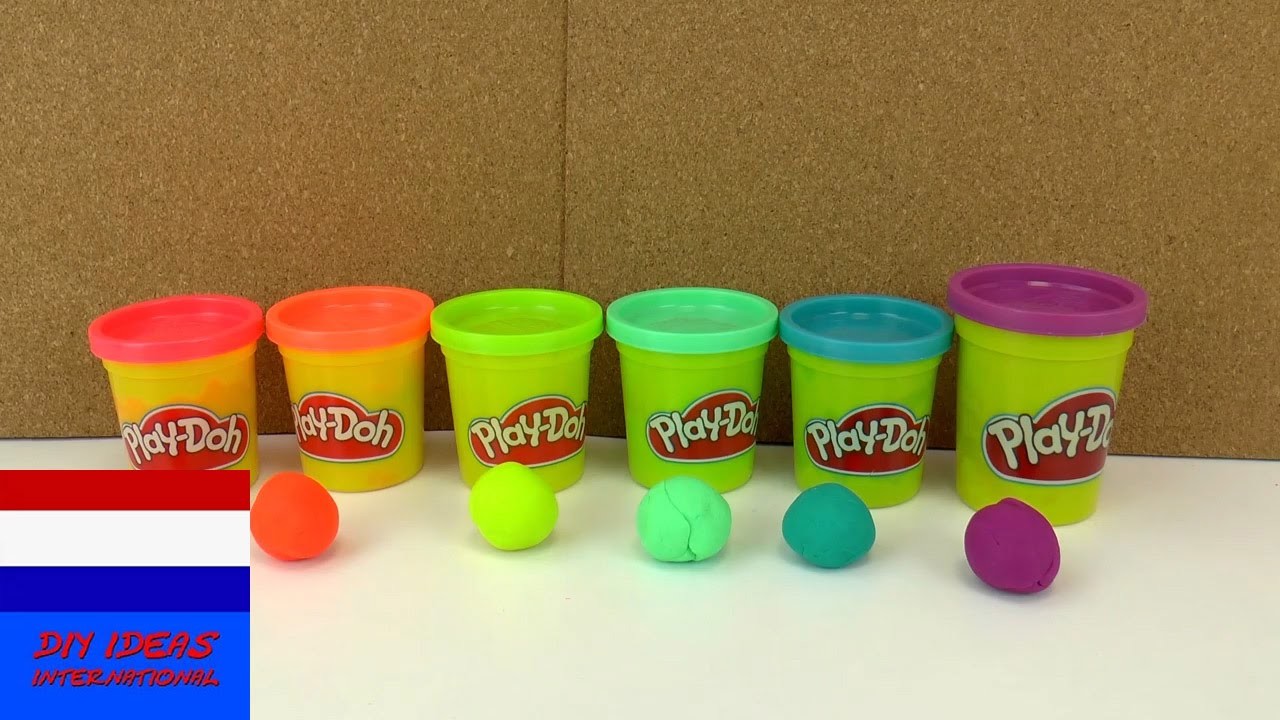 Zelf regenboog van Play-Doh maken DIY | fleurige regenboog van klei
