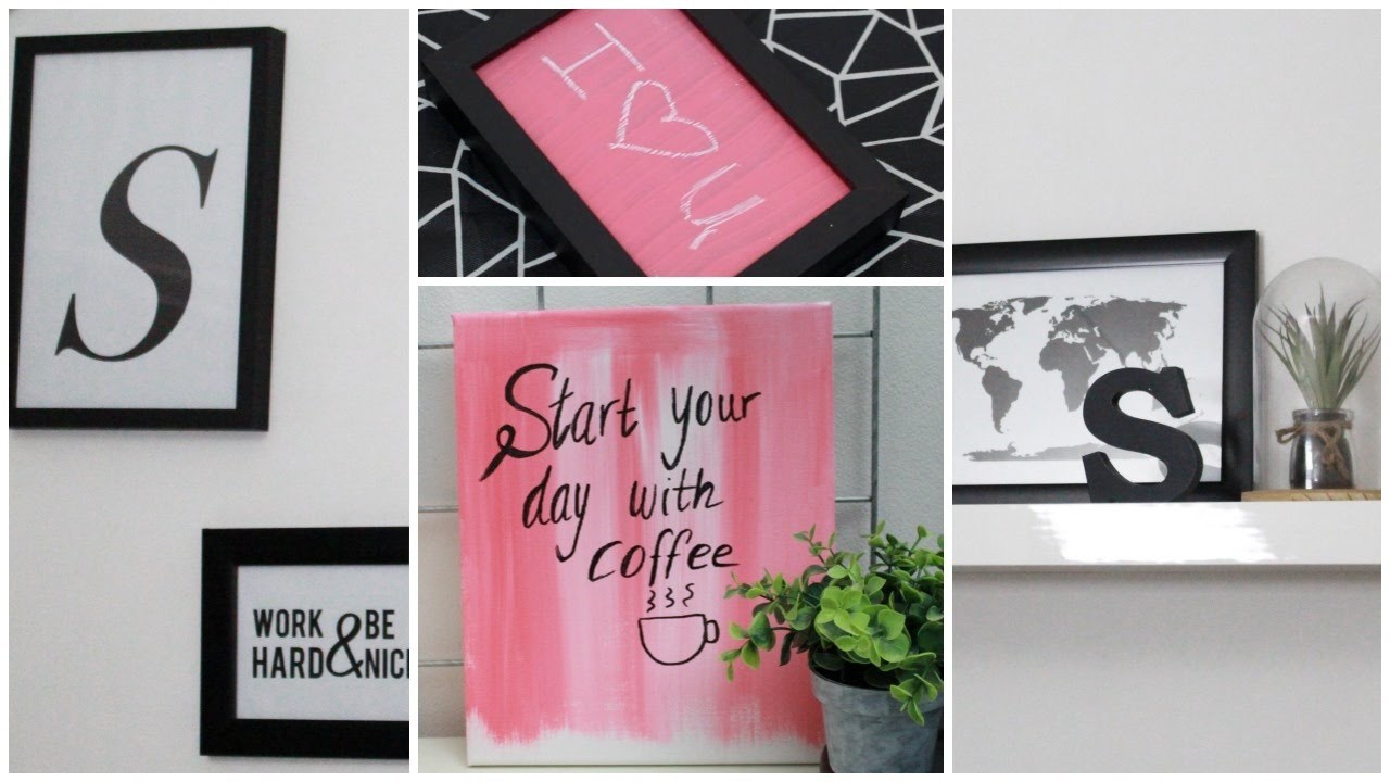 DIY Room Decor: Wall Art + Whiteboard & Chalkboard | Sabrina Putri