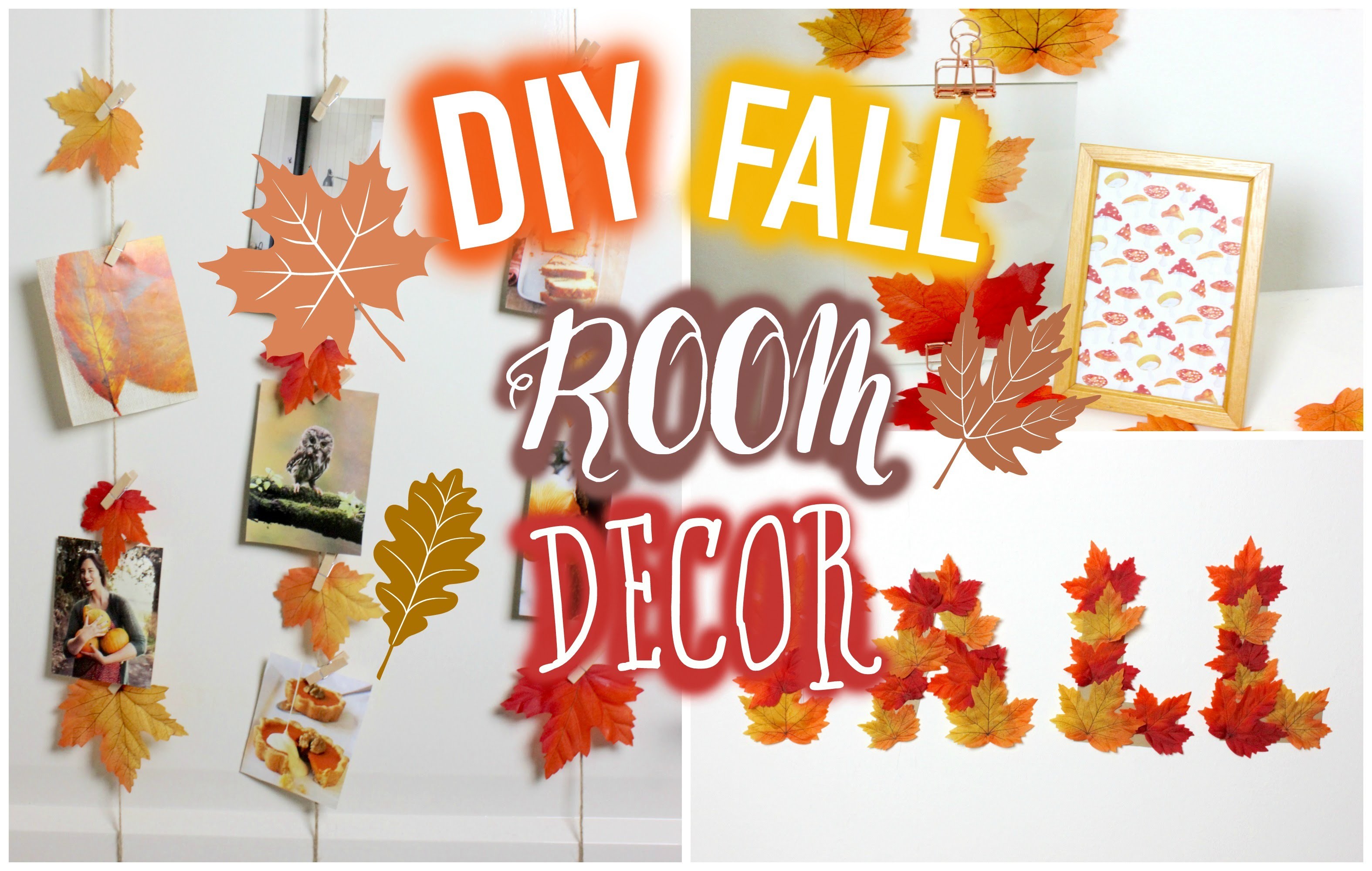 DIY Fall.autumn tumblr room decor!. Muchabless
