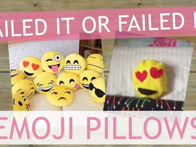 DIY emoji pillow | Nailed it or Failed it?