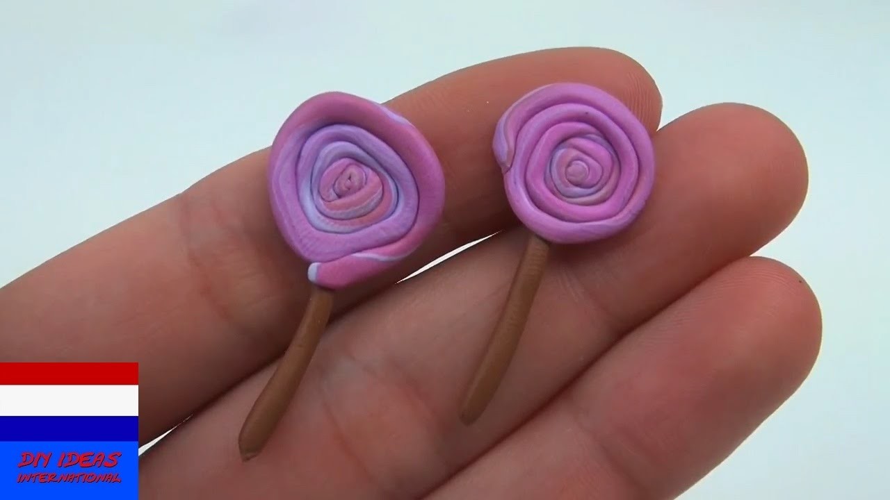 DIY lolly’s van fimo. fimololly’s. boetseren