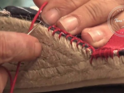 Espadrilles sewing | Leemans Schoenen