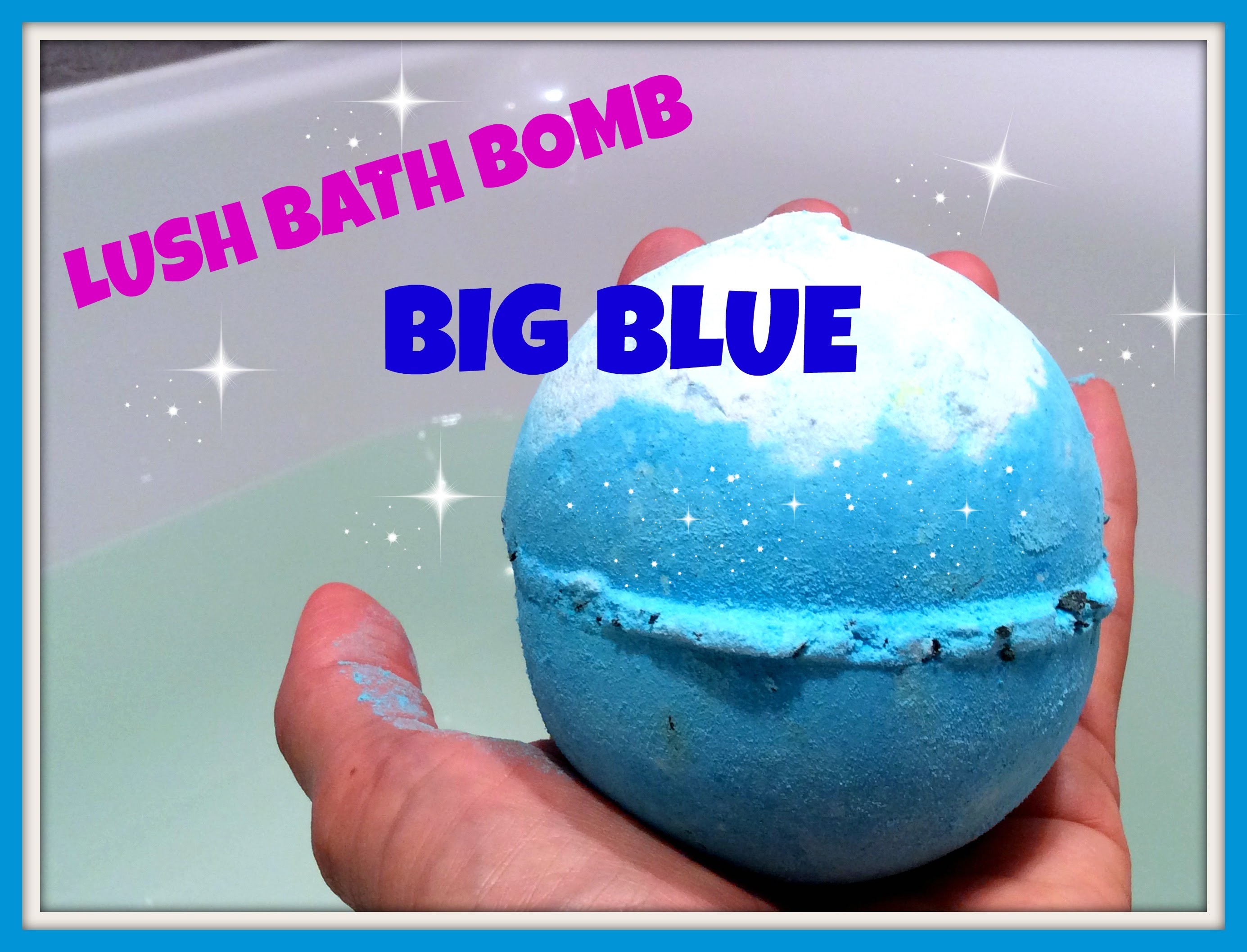 Review.Demo Lush Bath Bomb Big Blue met echt zeewier!