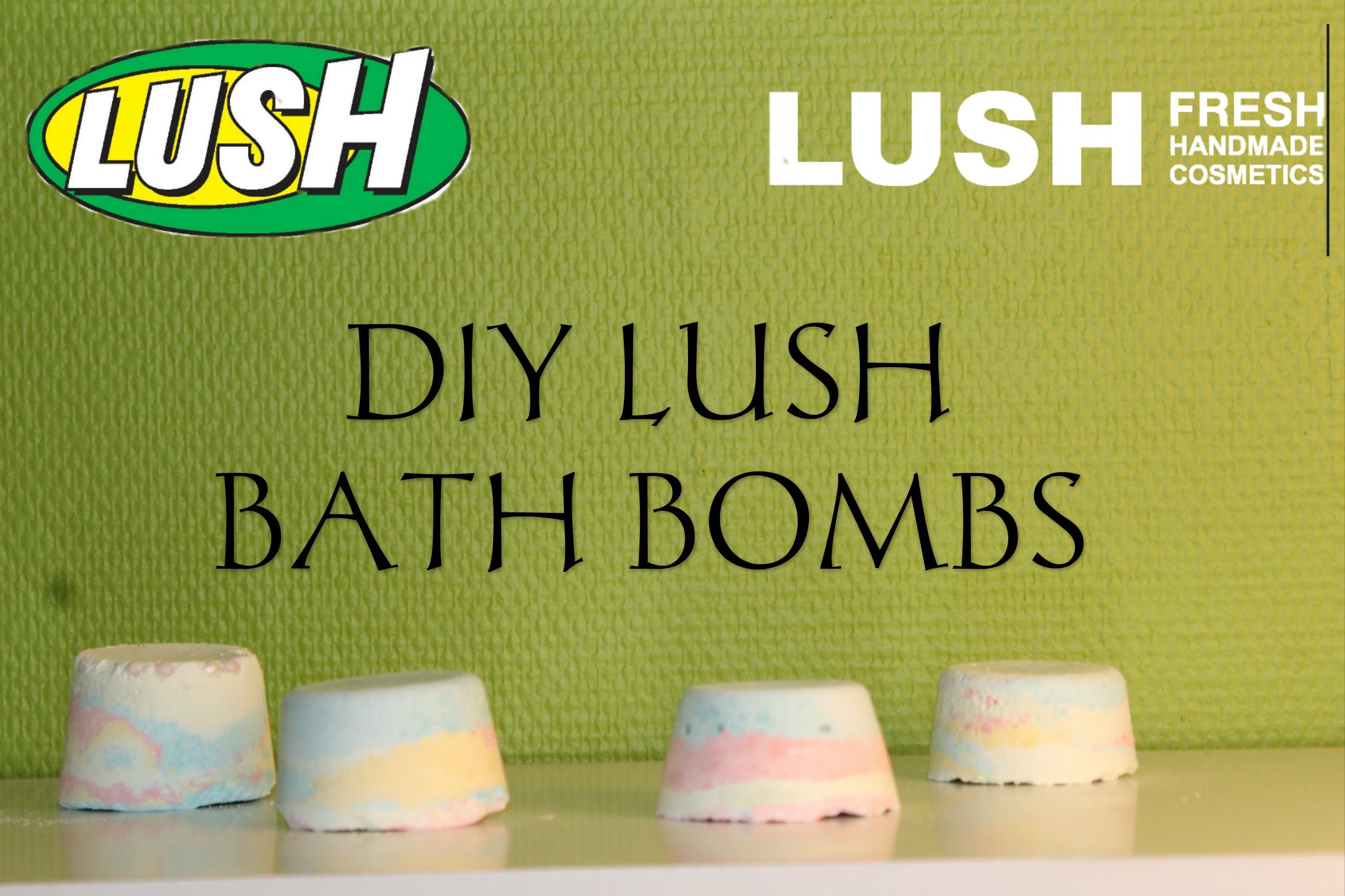 DIY LUSH VANILLE BATH BOMB--Stien&Jatse----HD