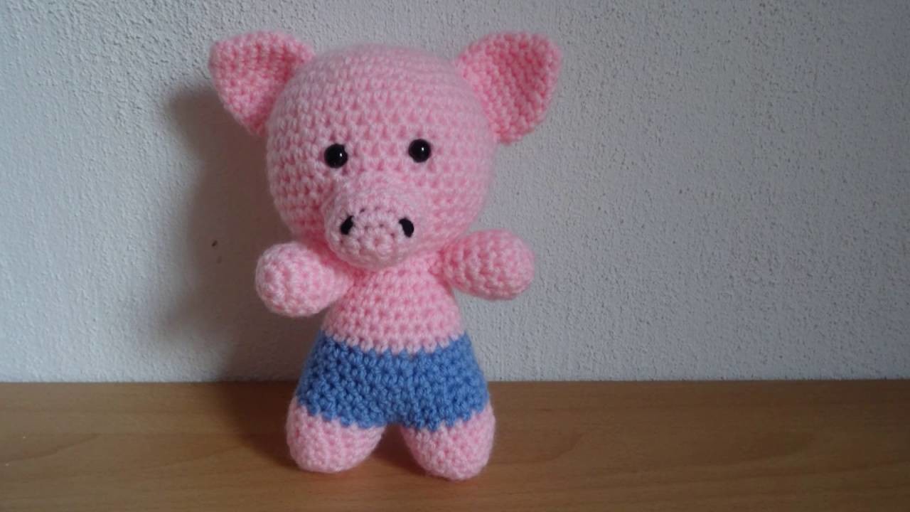 Mijn diavoorstelling  Crochet Amigurumi Kleine varken