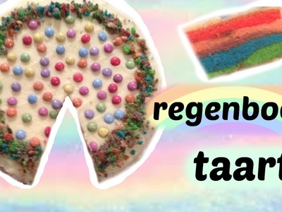 DIY REGENBOOG TAART || idee voor Pasen+lente