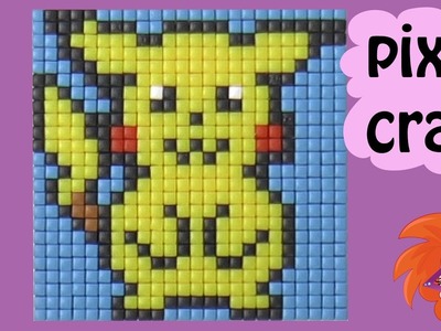 DIY Pikachu (pokemon) pixelcraft - leuk om te knutselen i.p.v. strijkkralen!