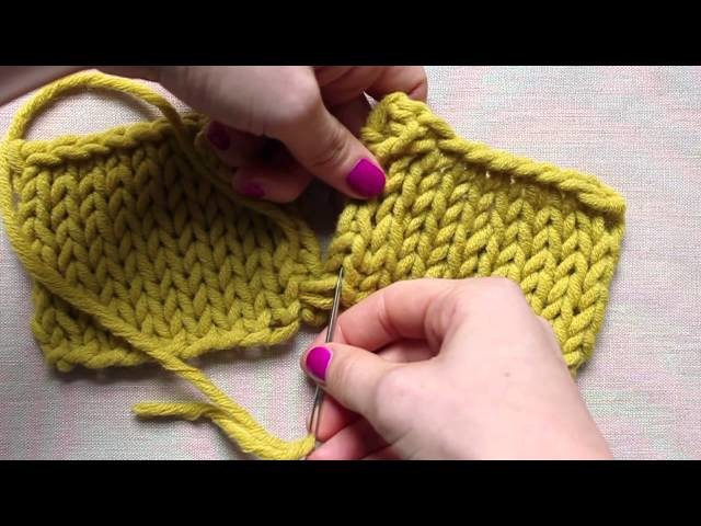 Techniek 5: naden aan elkaar naaien de matrassteek