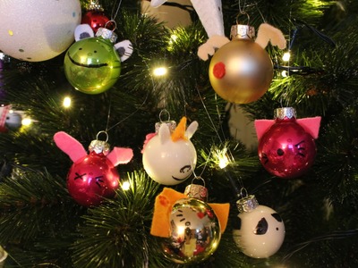 Snoezige kerstbalbeestjes DIY | Kerstspecial #1| Pimp je kerstballen!