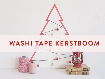 DIY Washi tape kerstboom | Westwing stijltips