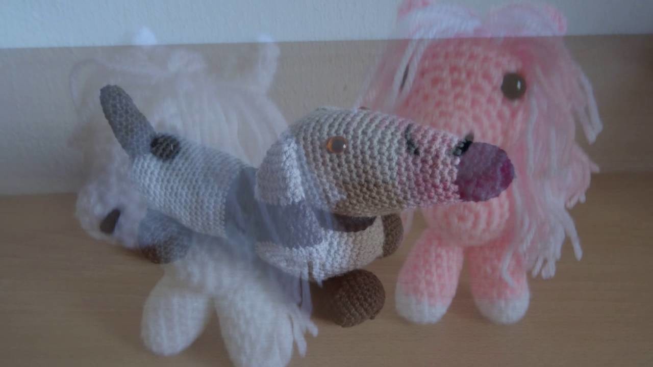 Mijn diavoorstelling Crochet Amigurumi Litte Pony en Teckel