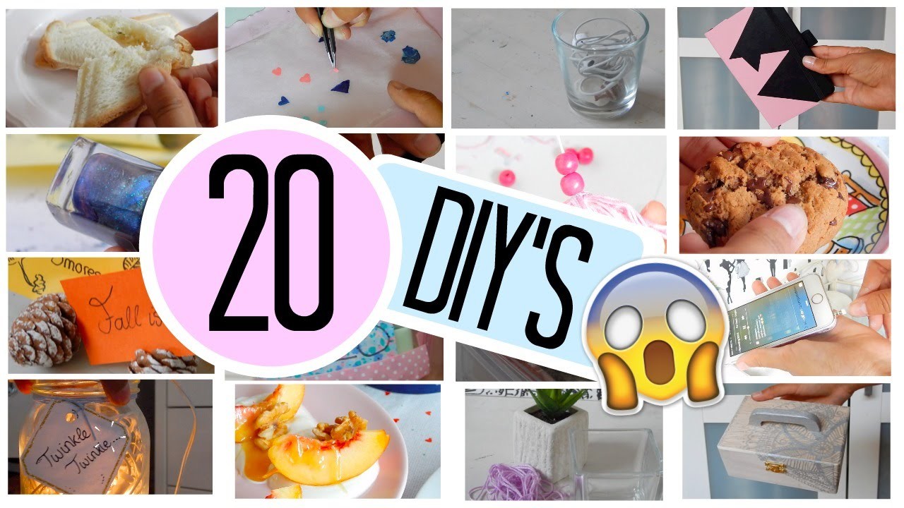 20 DIY'S IN 1 VIDEO. Room decor, snacks + nog veel meer!. Mylifeasamber