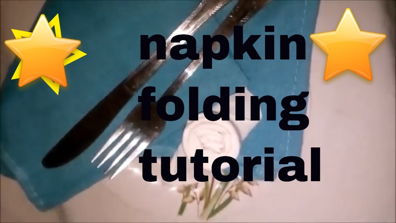 Easy 6 ways napkin folding tutorial for beginners. .,,,,##how to make tissue paper flower