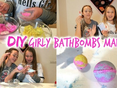 DIY GIRLY BATH BOMBS MAKEN MET STRUGGLES!(geïnspireerd door LUSH)