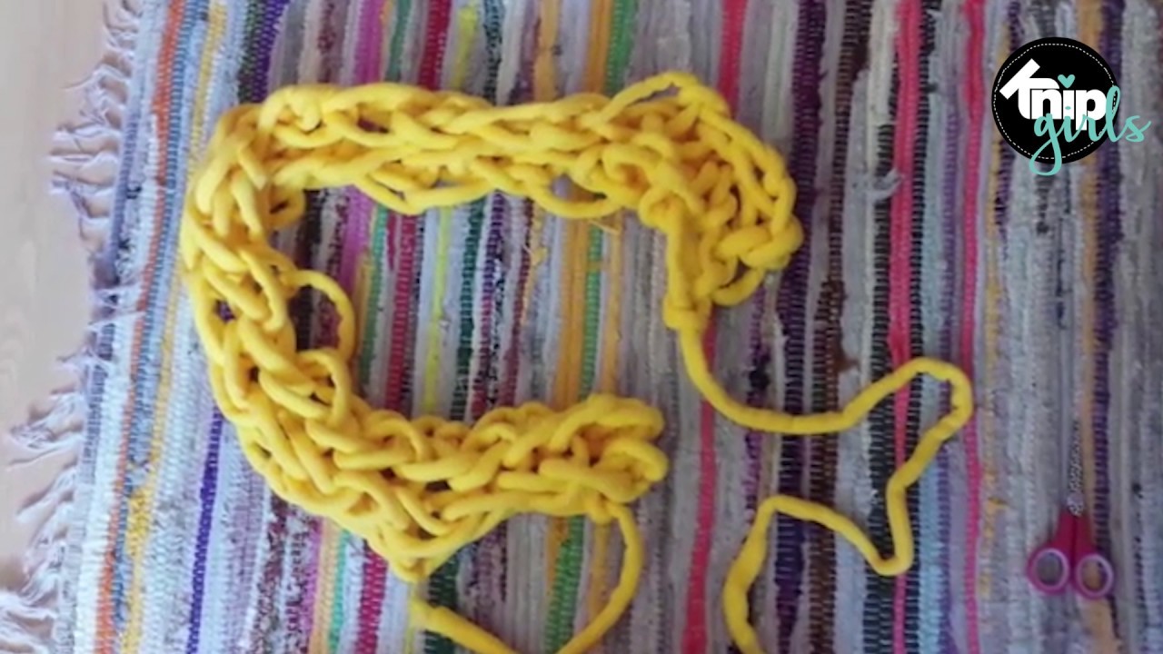 DIY: sjaal armbreien | KNIPgirls Jasmijn