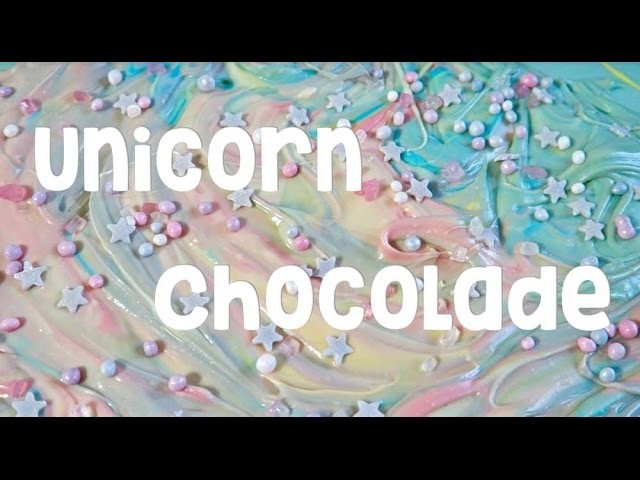 DIY Unicorn chocolade