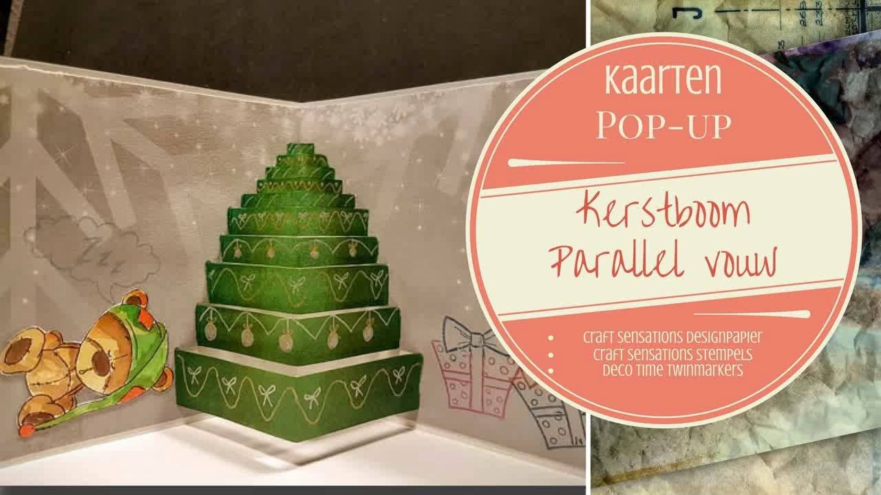 Pop-up Parallel vouw Kerstboom Deel 2