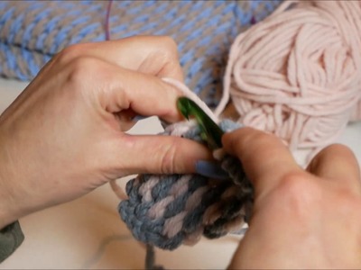 Workshop Tunisch haken, de Pingo Crochet Rose sjaal.