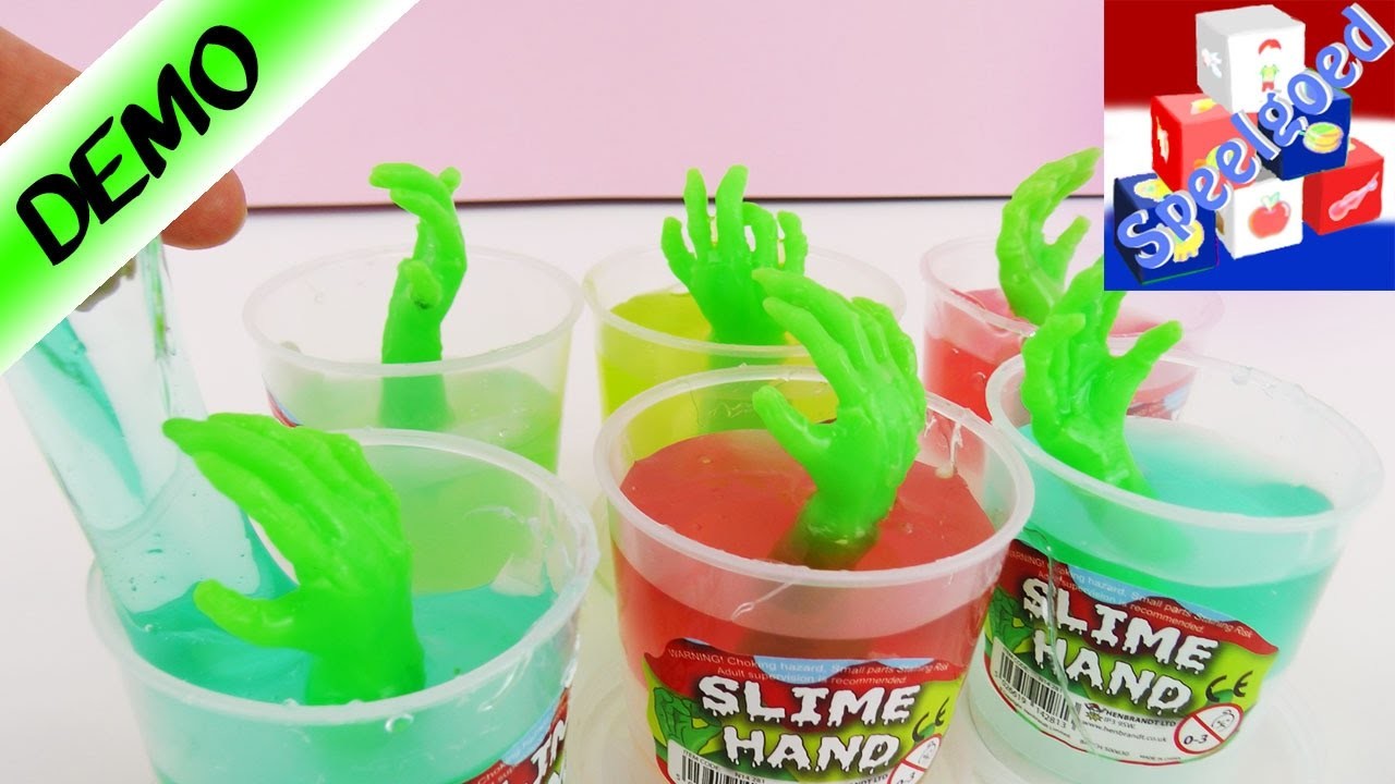 SLIJM GLIBBER HANDEN Slime Hands - Vieze handen komen uit slijm! Speel met mij kinderspeelgoed