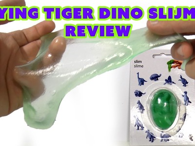 Slijm ei review - Flying Tiger Dino. Mijn slijm is beter!!!