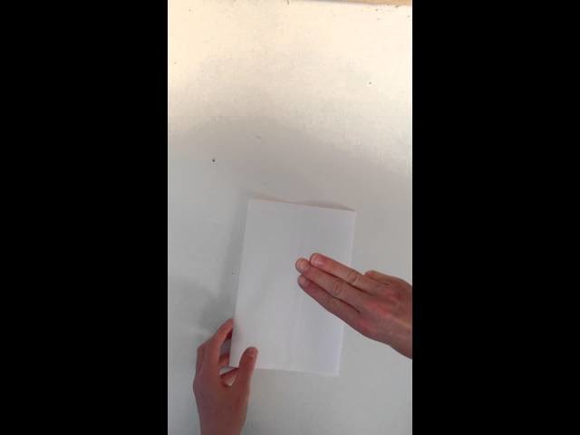 En zakje maken van papier