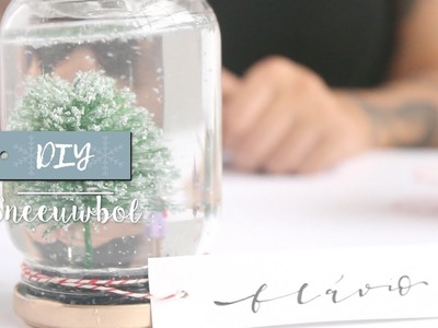 DIY Feestelijke sneeuwbol met kerstboom | Westwing stijltips